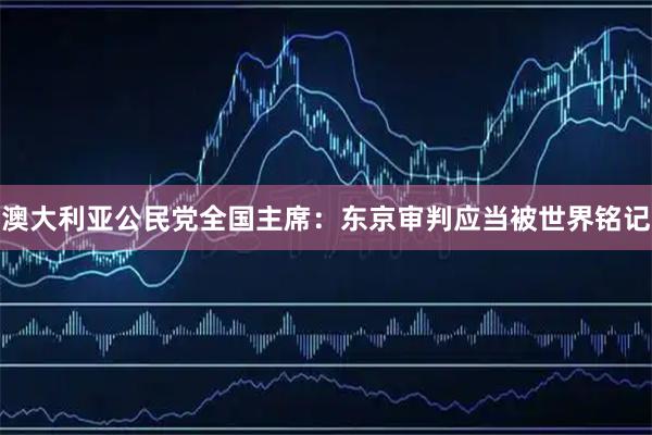 澳大利亚公民党全国主席：东京审判应当被世界铭记